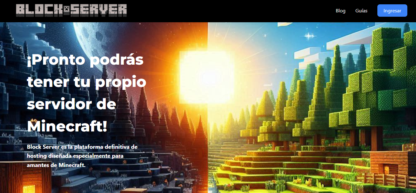 Block Server – Minecraft Hosting Platform